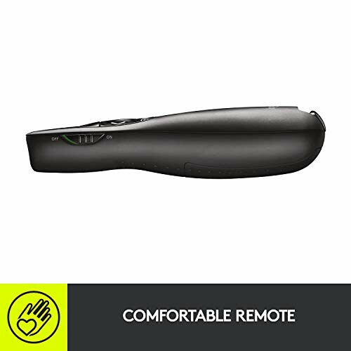 Side view of an ergonomic TV remote control with a comfortable grip.